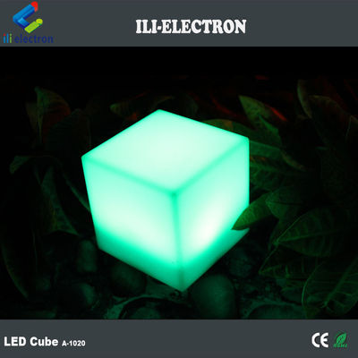 Điều khiển từ xa chống nước màu nhựa LED hình khối ánh sáng