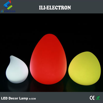 Ánh sáng LED ngoài trời hình trứng bằng nhựa 4400mah với phong cách nhỏ giọt nước