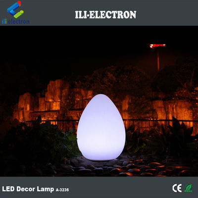 Ánh sáng LED ngoài trời hình trứng bằng nhựa 4400mah với phong cách nhỏ giọt nước