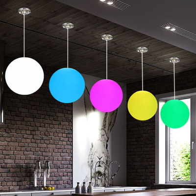 PE nhựa màu ngoài trời treo bóng đèn LED
