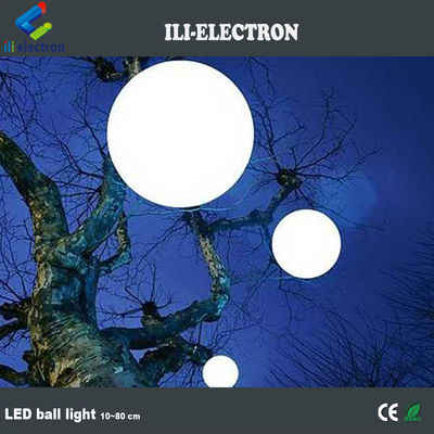PE nhựa màu ngoài trời treo bóng đèn LED