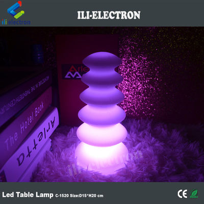 16 màu thay đổi đèn bàn led nhựa