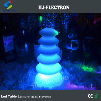 16 màu thay đổi đèn bàn led nhựa