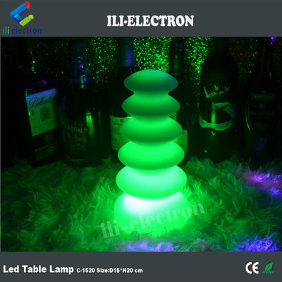 16 màu thay đổi đèn bàn led nhựa