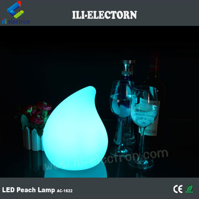 màu sắc hình đào nhựa đèn bàn hiện đại cho trang trí bữa tiệc