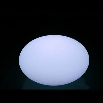 Đèn rực rỡ nhựa tái sạc LED hình bầu dục đồ nội thất thanh bóng trang trí