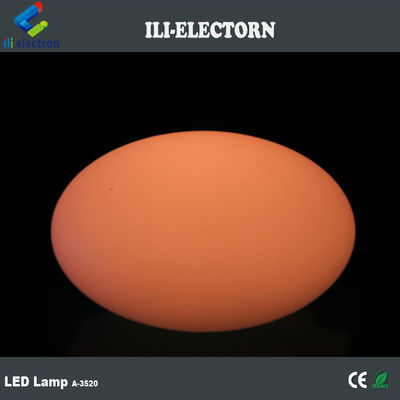 Đèn rực rỡ nhựa tái sạc LED hình bầu dục đồ nội thất thanh bóng trang trí