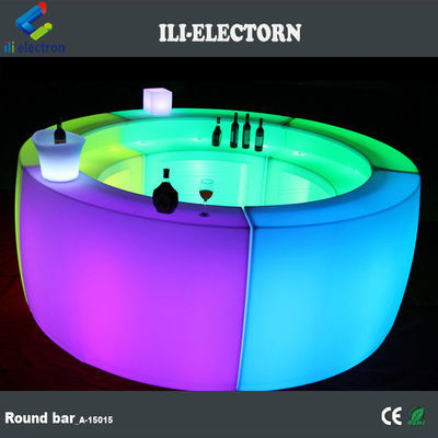 Chứng chỉ CE / ROHS thay đổi màu sắc nhựa đèn LED thanh tròn di động