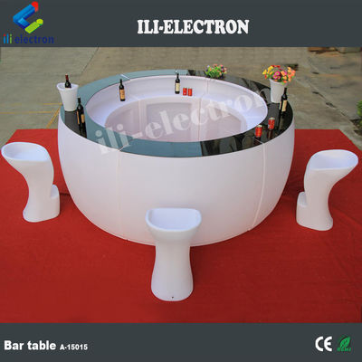 Tiếp thị nhựa Nhà hàng hiện đại LED Bar Table CE ROHS UL