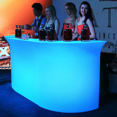 Quảng trường quầy bar LED hiện đại chiếu sáng salon / nhà hàng led nhựa