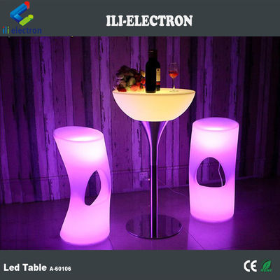 High End Metal Stand Led Stand Up Bar Tables Điều khiển từ xa