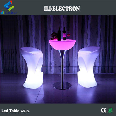 High End Metal Stand Led Stand Up Bar Tables Điều khiển từ xa