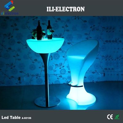 High End Metal Stand Led Stand Up Bar Tables Điều khiển từ xa