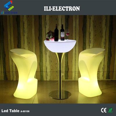 High End Metal Stand Led Stand Up Bar Tables Điều khiển từ xa