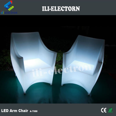 100% PE nhựa sạc lại RGB chiếu sáng led ghế sofa ghế sofa