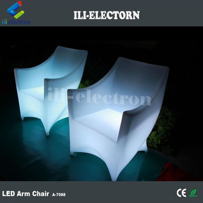 100% PE nhựa sạc lại RGB chiếu sáng led ghế sofa ghế sofa