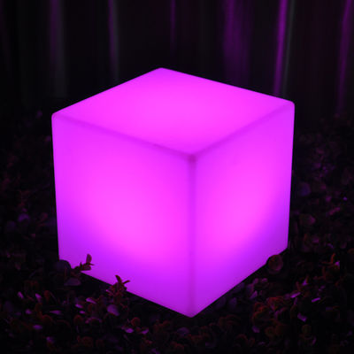 Muti-Color LED chiếu sáng Cube Stools 40 Cm điều khiển từ xa sạc