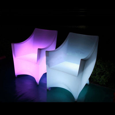 PE nhựa đèn LED chiếu sáng ghế đồ nội thất RGB với pin lithium sạc lại