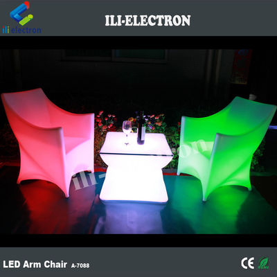 PE nhựa đèn LED chiếu sáng ghế đồ nội thất RGB với pin lithium sạc lại