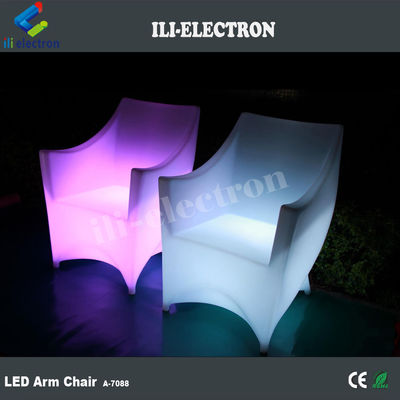 PE nhựa đèn LED chiếu sáng ghế đồ nội thất RGB với pin lithium sạc lại