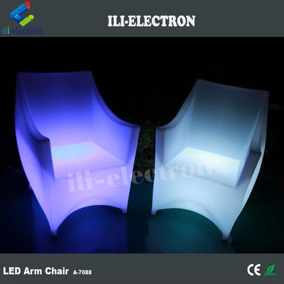 PE nhựa đèn LED chiếu sáng ghế đồ nội thất RGB với pin lithium sạc lại