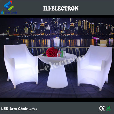 PE nhựa đèn LED chiếu sáng ghế đồ nội thất RGB với pin lithium sạc lại