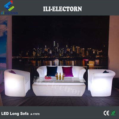 nhựa thay đổi màu sắc led đồ nội thất tỏa sáng dài ghế sofa