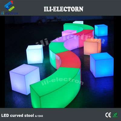 Đèn đồ nội thất ngoài trời đèn rực rỡ con rắn ghế cong