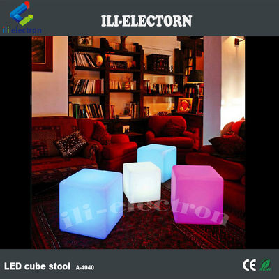 LED sạc lại đồ nội thất nhựa đồ nội thất ngoài trời đèn LED ánh sáng khối