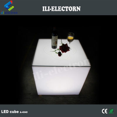 LED sạc lại đồ nội thất nhựa đồ nội thất ngoài trời đèn LED ánh sáng khối