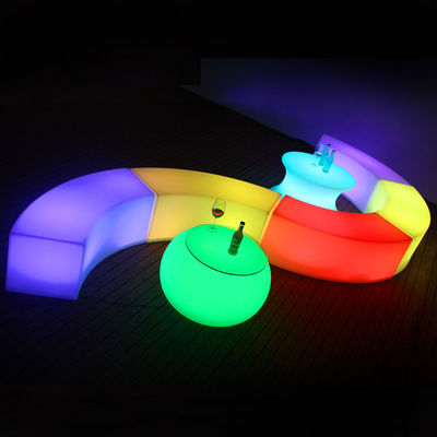 điều khiển từ xa nhựa rõ ràng đèn LED ánh sáng ma thuật ghế khoang