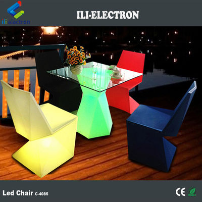 Màu tùy chỉnh ghế chiếu sáng led nhựa