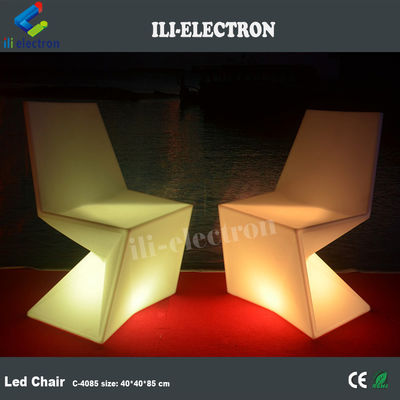 Màu tùy chỉnh ghế chiếu sáng led nhựa