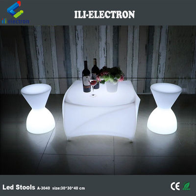 Bàn ghế led bằng nhựa điều khiển từ xa