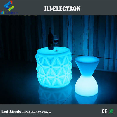 Bàn ghế led bằng nhựa điều khiển từ xa