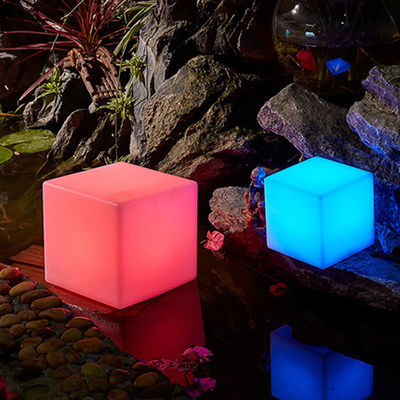 Điều khiển từ xa đèn LED hình khối ánh sáng đêm chiếu sáng Rgb thay đổi màu sắc pin sạc