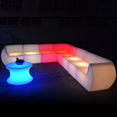 Đồ nội thất ghế sofa hiện đại bằng nhựa PE LED