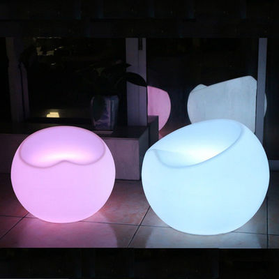 ghế quầy bar LED nhựa khoang phát sáng