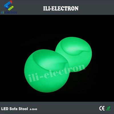 ghế quầy bar LED nhựa khoang phát sáng