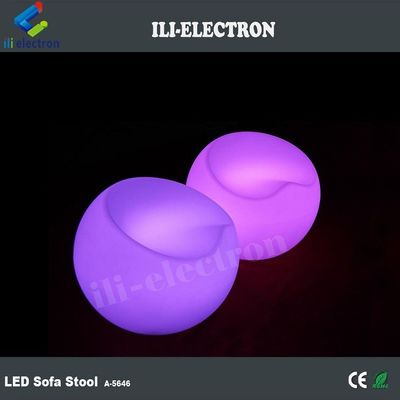 ghế quầy bar LED nhựa khoang phát sáng
