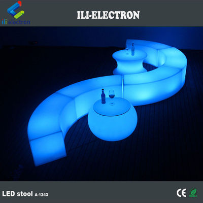 Thương mại LED cong Bar đồ nội thất ghế cho vườn ngoài trời