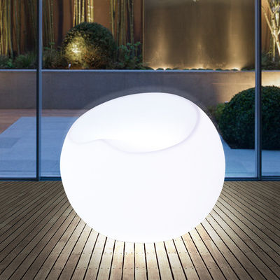 Modular thay đổi màu sắc Puff ghế nhựa đồ nội thất phòng khách Led Light Up ghế sofa