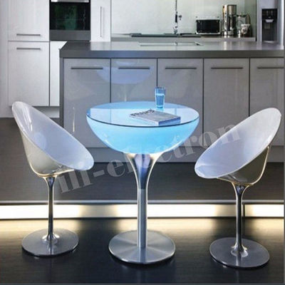 Món cà phê hỗ trợ kim loại ngoài trời có điều khiển từ xa RGB hấp dẫn
