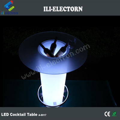 Ánh sáng sân thượng ngoài trời LED Ice Bucket Cruiser Table