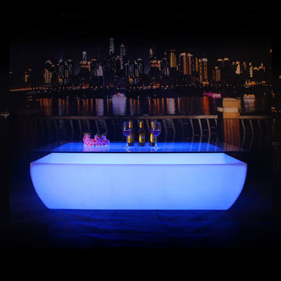 Thay đổi màu sắc tái sạc nhựa đèn LED đèn lên bàn bar