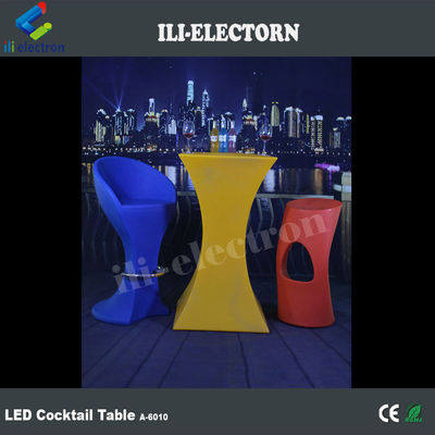 màu cam nhựa xoay nội thất sự kiện bàn cocktail cho sự kiện