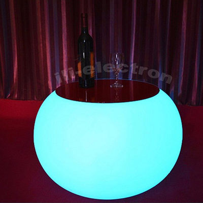 sạc lại LED đồ nội thất tròn Bàn cà phê cho vườn