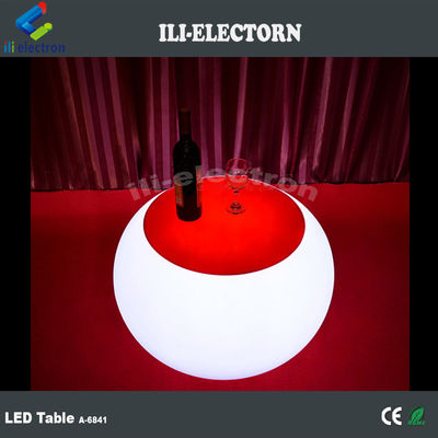 sạc lại LED đồ nội thất tròn Bàn cà phê cho vườn