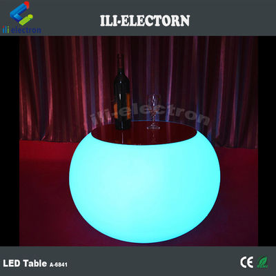 sạc lại LED đồ nội thất tròn Bàn cà phê cho vườn