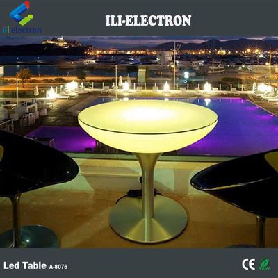 Bàn cocktail có độ sáng LED bằng nhựa cao 106cm cho các sự kiện tiệc